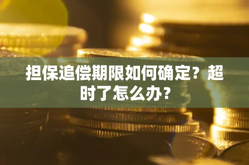 济南担保追偿期限如何确定？超时了怎么办？