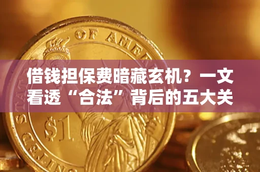济南借钱担保费暗藏玄机？一文看透“合法”背后的五大关键陷阱