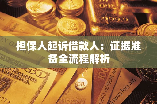 济南担保人起诉借款人：证据准备全流程解析