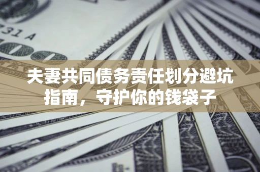 济南夫妻共同债务责任划分避坑指南，守护你的钱袋子